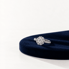 Ember Halo Promise Ring